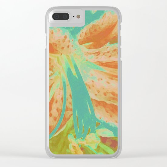 Magic Lily Clear iPhone Case