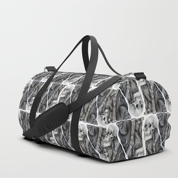 Skull duffle bag top