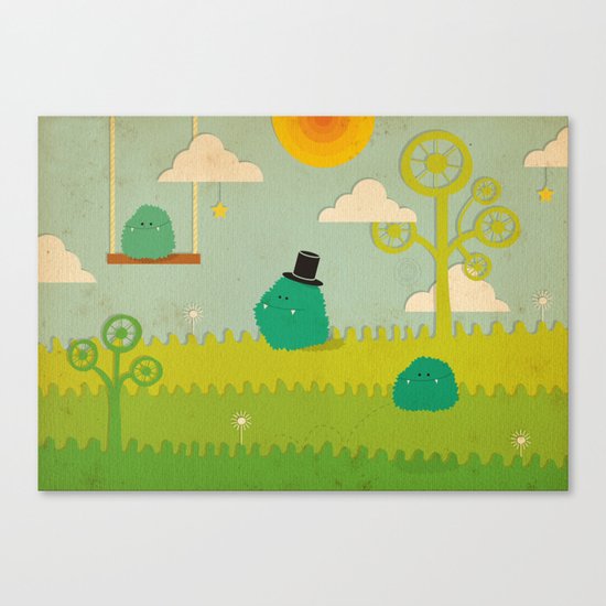 LILLL Monsters Canvas Print