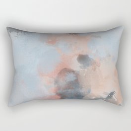 Abstract watercolor splashes Rectangular Pillow