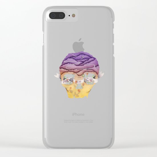 Ride Or Die Clear iPhone Case