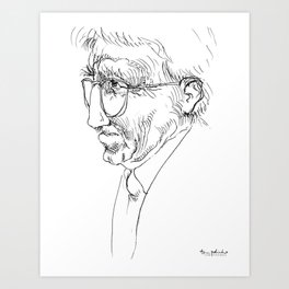 Jurgen Habermas (philosopher) Art Print