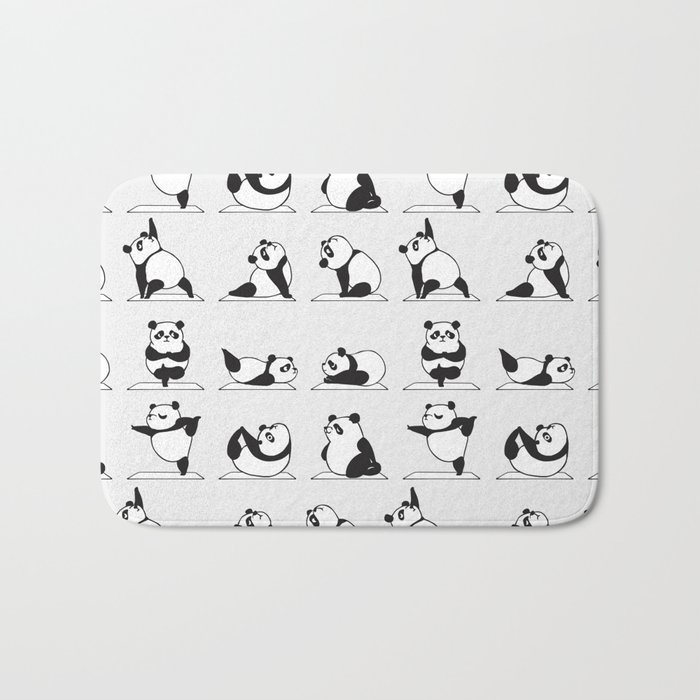 Panda Yoga Bath Mat