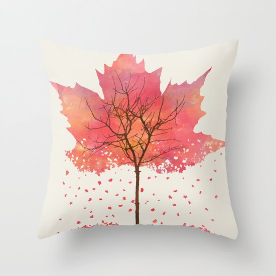 Fall Throw Pillow