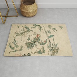 Battle of the Frogs Rug