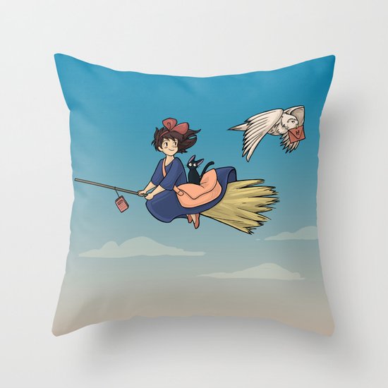 Magical Deliveries Throw Pillow
