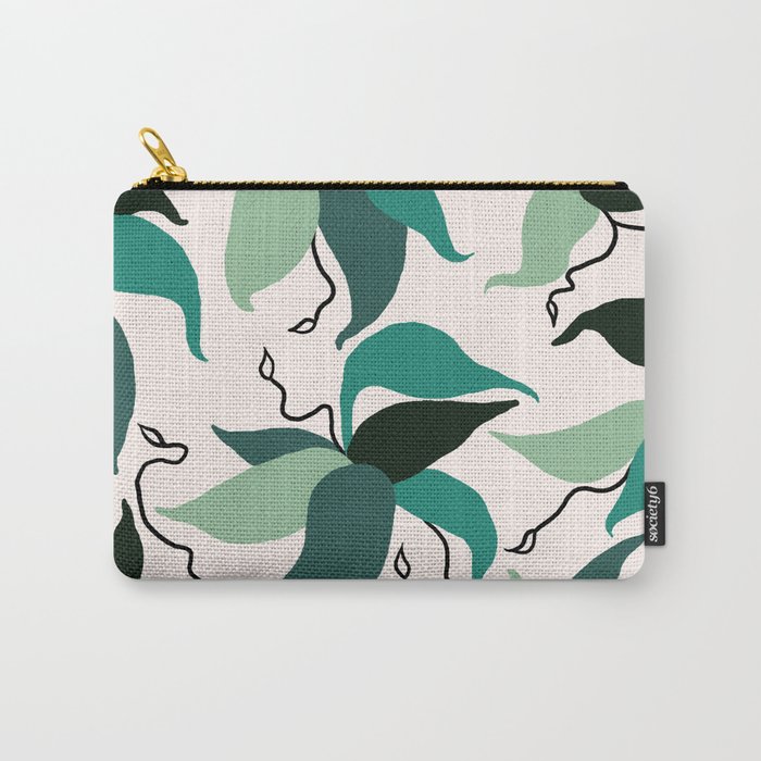 botanical Carry-All Pouch