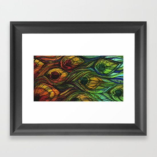 Feathers Framed Art Print