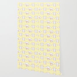 Cinnamoroll Yellow Pattern Wallpaper