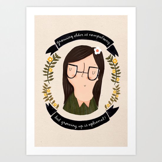 Growing Up Art Print