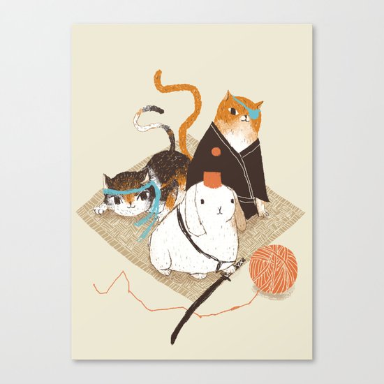samurai's Canvas Print
