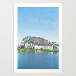 Rio de Janeiro - Lagoa Rodrigo de Freitas Art Print