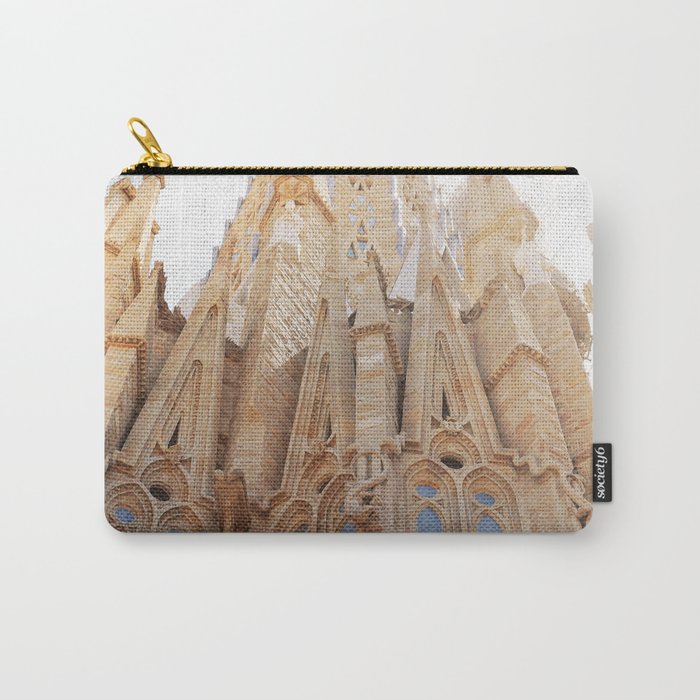 Spain Photography - Basilica Seen From Below Carry-All Pouch