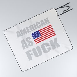 American As Fuck Picnic Blanket
