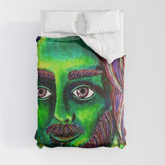 Green Zane Comforter