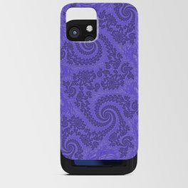 Very Peri Purple Fractal Art iPhone Card Case