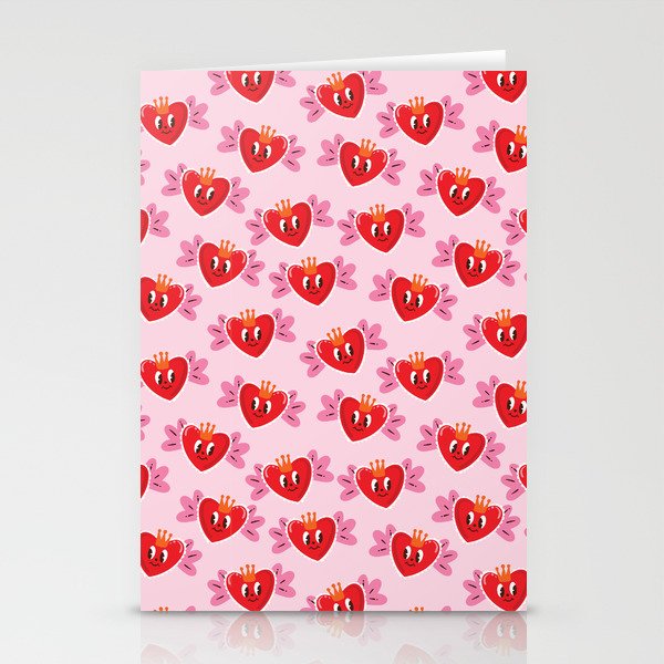 Cute Heart Valentine Love Sign Stationery Cards