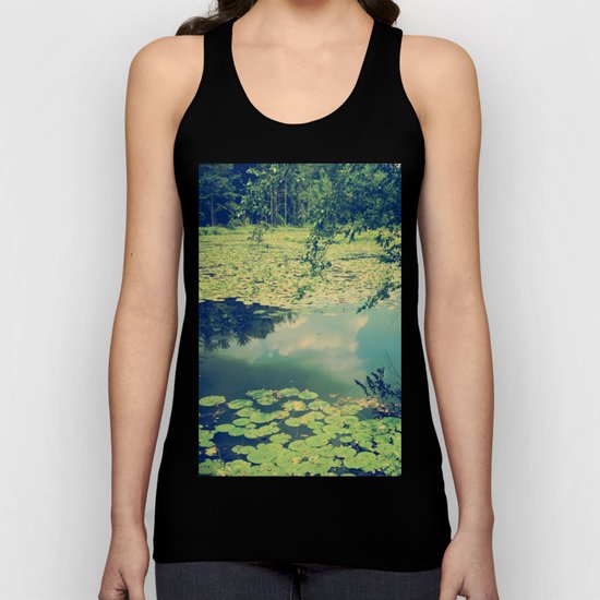 Lily Pad Pond Unisex Tank Top