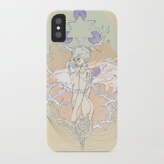 resin & blue iPhone Case