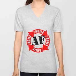 Agile AF V Neck T Shirt