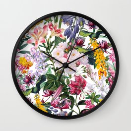 Vintage Garden X Wall Clock