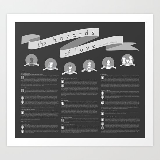 The Hazards of Love (all of it) Art Print