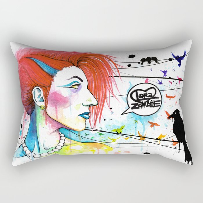Lora Zombie Rectangular Pillow