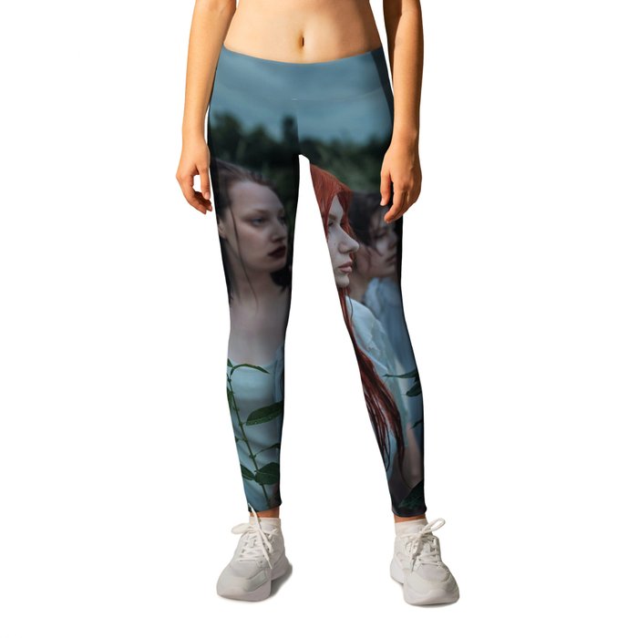 Lost horizon; the stories and visions of girls and women female friends portrait fantasy color photograph / photography Leggings