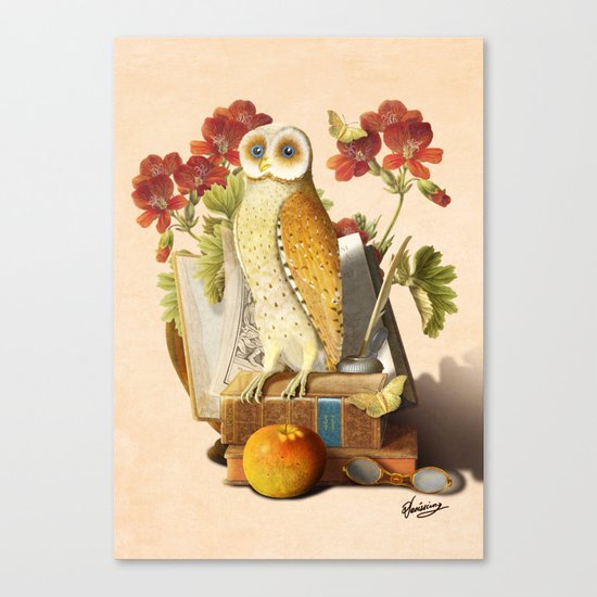 Apprentice Owl Canvas Print