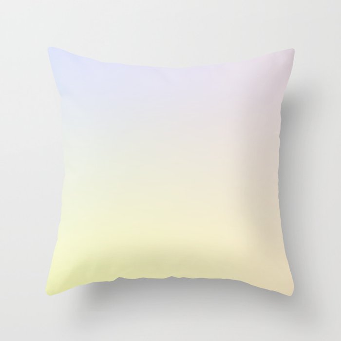 86 Gradient Aura Ombre 220426 Valourine Digital Minimalist Art Throw Pillow