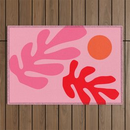 Henri Matisse - Leaves - Bubblegum Outdoor Rug