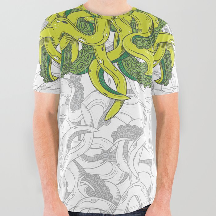 The Tentacles All Over Graphic Tee