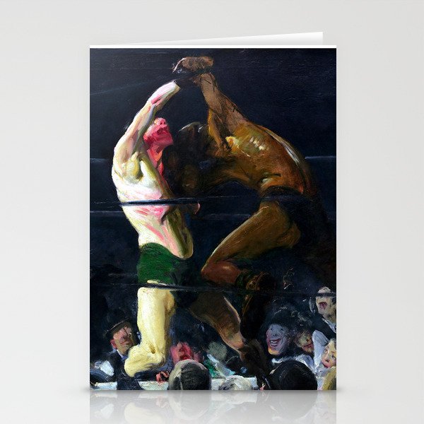 George Bellows Both Members of This Club Stationery Cards