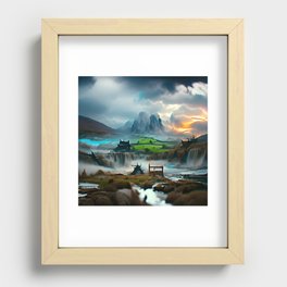 Fantasy landscape Recessed Framed Print