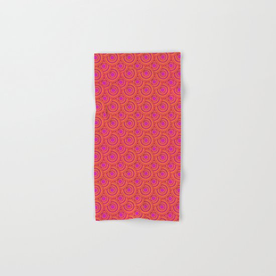 Tropical Parasols Pattern Hand & Bath Towel