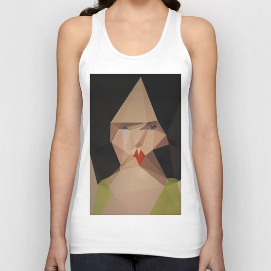 pretty face Unisex Tank Top