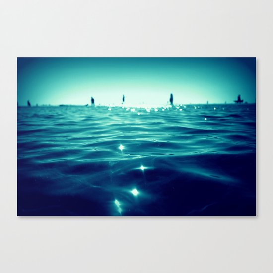 deep water Canvas Print