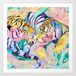 Fantasies of a Lonely Tiger #4 Art Print