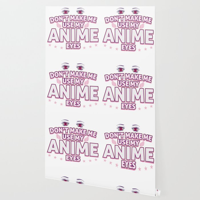 Anime Eyes Kawaii Otaku Manga Comic Aesthetic Gift Wallpaper By