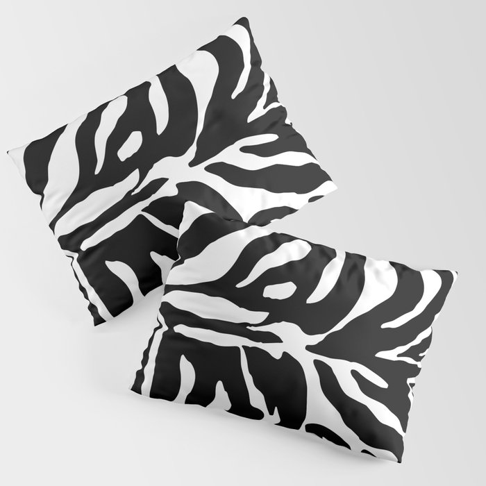 Black and white Zebra Stripes Design Pillow Sham