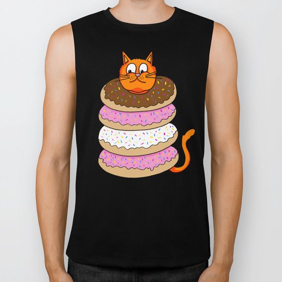 More Cats & Donuts Biker Tank