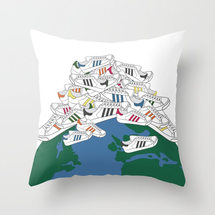 Taking Over the World Throw Pillow