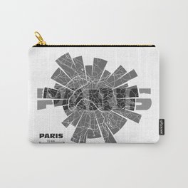 Paris Map Carry-All Pouch