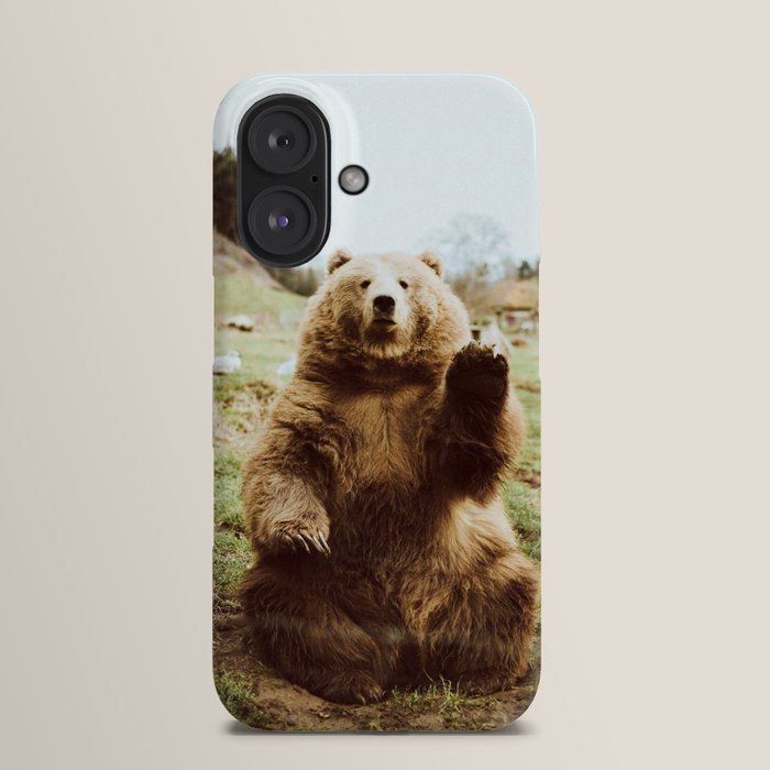 Hi Bear Wood Wall Art by beccatapert