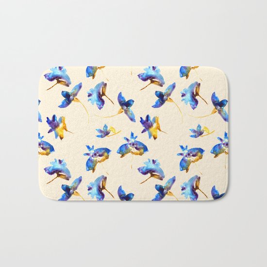 Fancy flowers Bath Mat