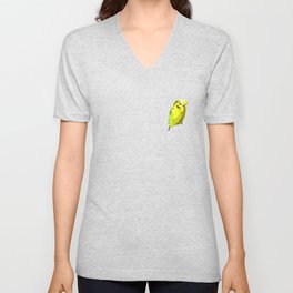 Muffin the Budgie V Neck T Shirt