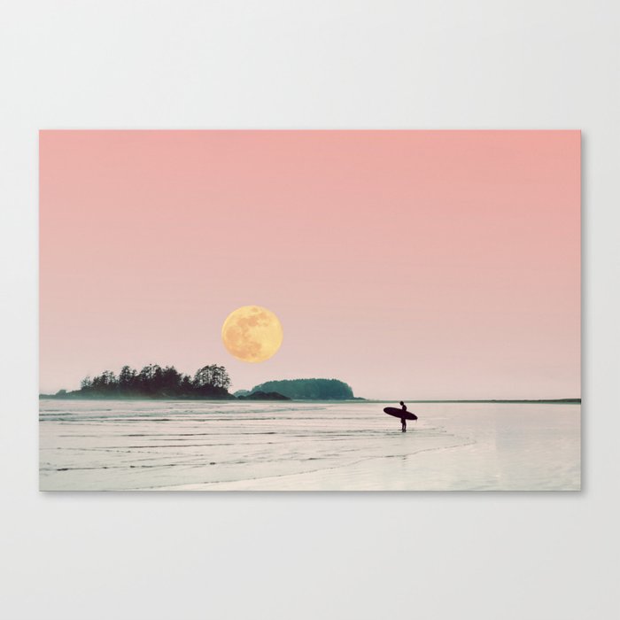 surfs up Canvas Print