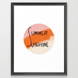 Summer Sunshine  Framed Art Print