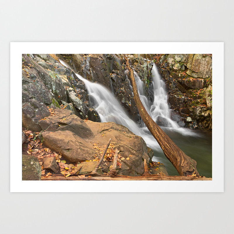Rose River Falls Art Print By Somadjinn Society6