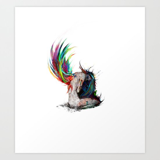let it out Art Print